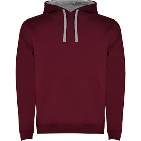 Roly Herr Urban Hoodie S Maroon/Grey Marl Maroon/Grey Marl S