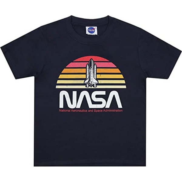 NASA Boys Sunset T-Shirt 9-10 Years Navy Navy 9-10 Years