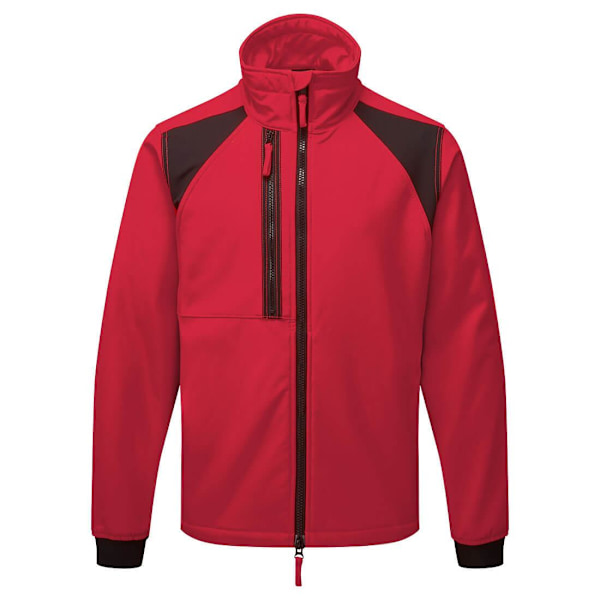Portwest Herr WX2 Eco 2-lagers Soft Shell Jacka XL Djupröd Deep Red XL