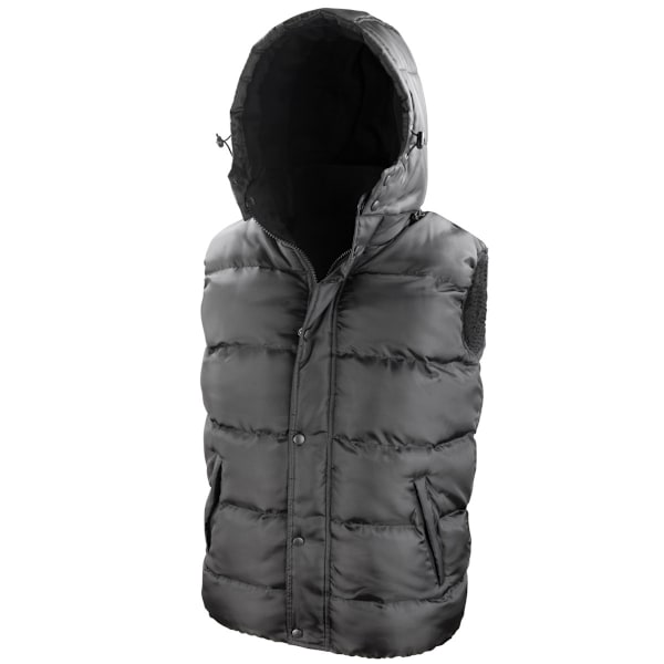 Result Core Nova Lux Vadderad Fleecefodrad Väst Black L