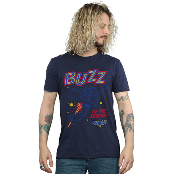 Disney Toy Story 4 Buzz To The Rescue T-shirt L Marinblå Navy Blue L