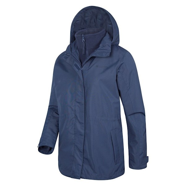 Mountain Warehouse Dam/Damer Fell 3 i 1 Vattenavvisande Jacka Navy 12 UK