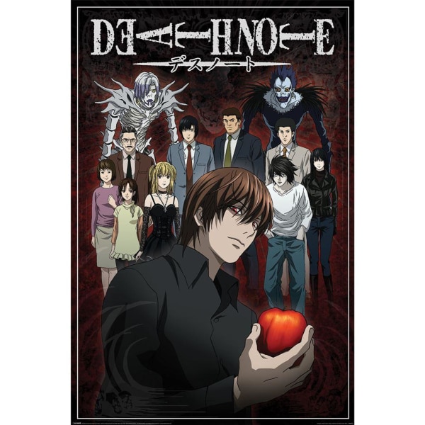 Death Note Fate Connects Us Characters Poster 91cm x 61cm Multi Multicoloured 91cm x 61cm