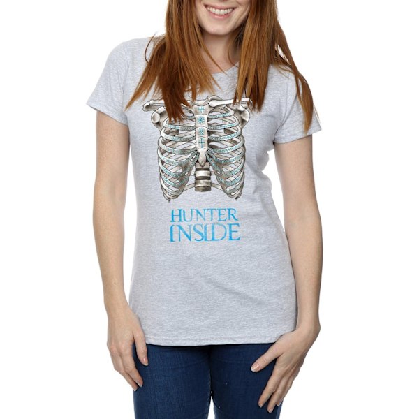 Supernatural Dam/Damer Hunter Inside Bomull T-shirt M Sport Sports Grey M