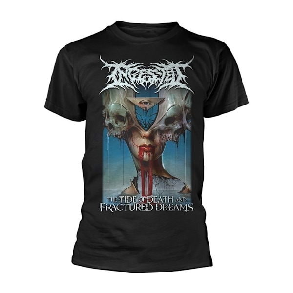 Ingested Unisex Vuxen The Tide Of Death And Fractured Dreams T-shirt Black M