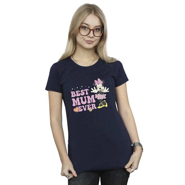 Disney Dam/Dam Bästa Mamma Någonsin Bomull T-shirt L Marinblå Navy Blue L