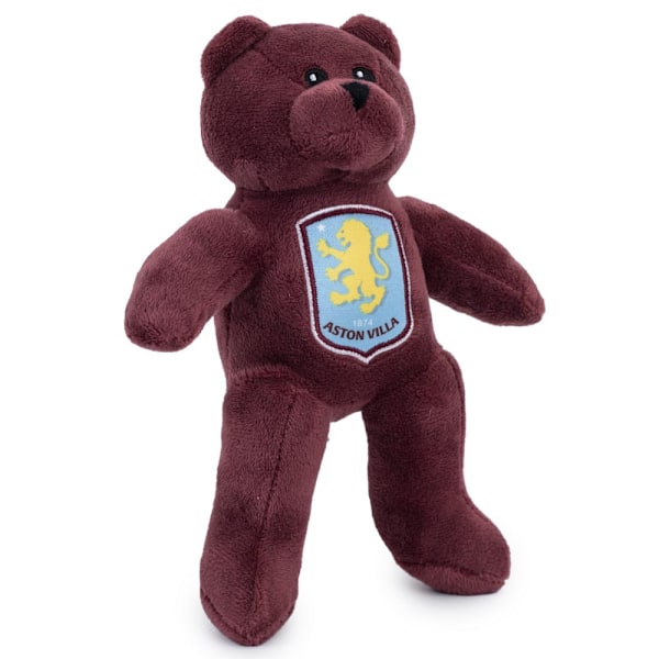 Aston Villa FC Mini Nallebjörn Plyschleksak One Size Vinröd Claret One Size