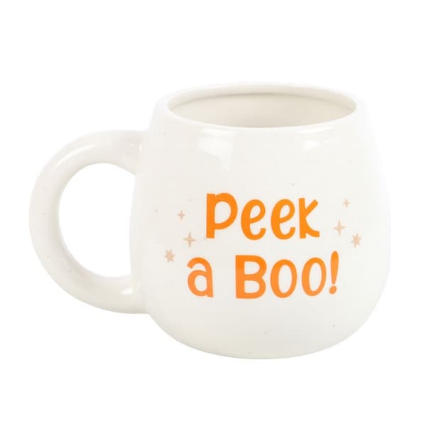 Something Different Peek A Boo! Rund Peekaboo Mug Storlek W White/Orange One Size