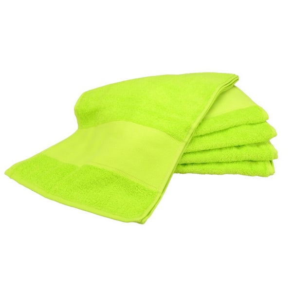 A&R Handdukar Print-Me Sport Handduk One Size Limegrön Lime Green One Size