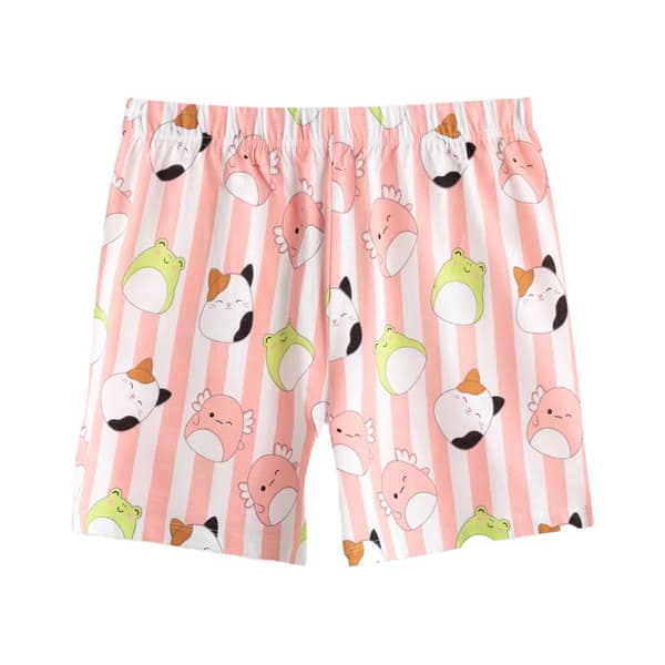 Squishmallows Flickor Feeling Mallow Kort Pyjamas Set (2-pack) Pink 12-13 Years