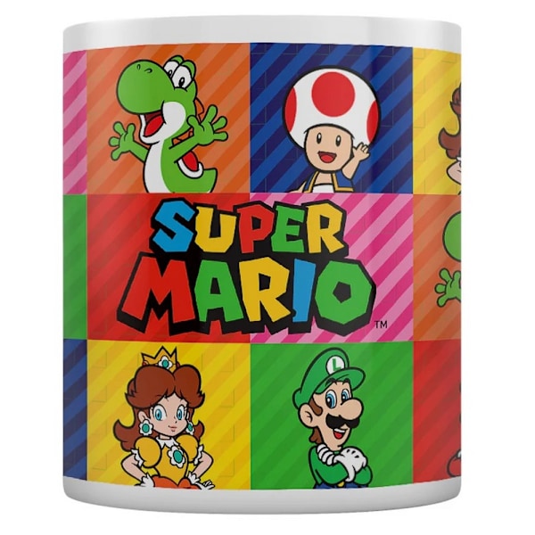 Super Mario Friends Mugg One Size Vit/Flerfärgad White/Multicoloured One Size