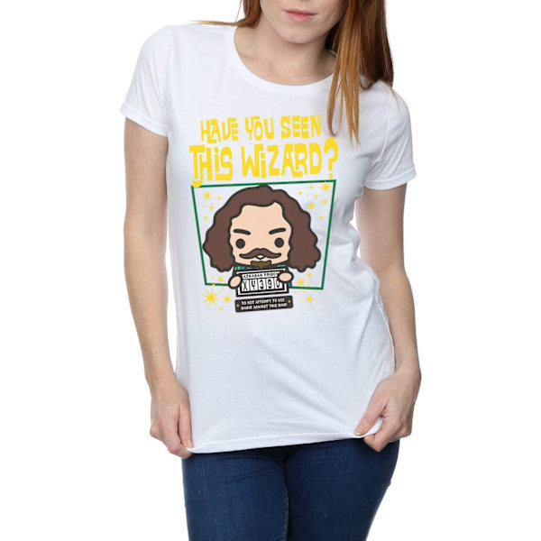 Harry Potter Dam/Kvinnor Sirius Black Azkaban Junior Bomull T-shirt White M