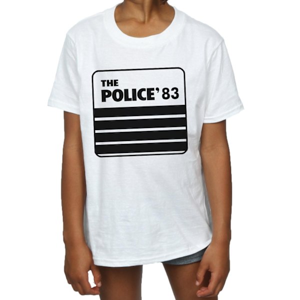 The Police Girls 83 Tour Bomull T-shirt 12-13 år Vit White 12-13 Years