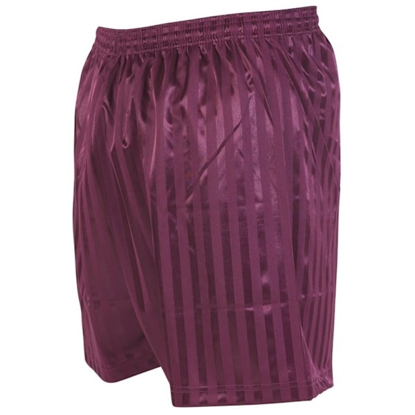 Precision Barn/Barn Continental Striped Fotbollsshorts M- Maroon M-L