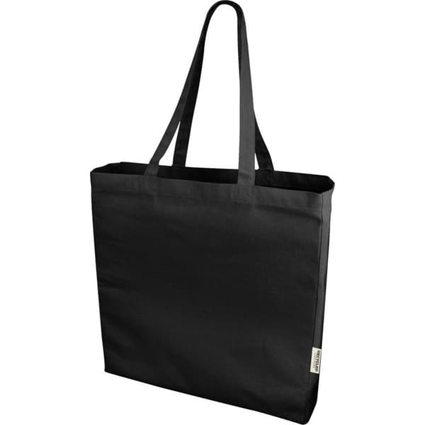 Odessa återvunnen tote väska One Size Solid Black Solid Black One Size