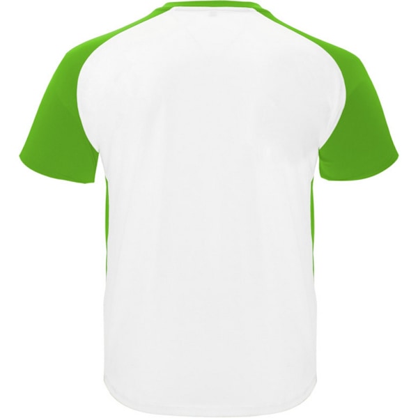Roly Barn/Barn Bugatti Kortärmad Sport T-shirt 8 År White/Fern Green 8 Years