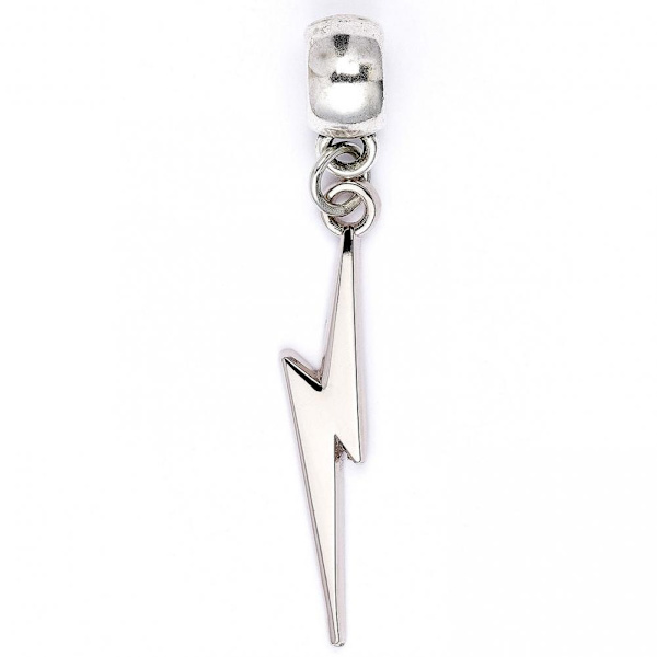 Harry Potter Silver Plated Lightning Bolt Charm One Size Silver Silver One Size