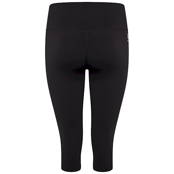 Dare 2B Dam/Damer Influential Plain Recycled 3/4 Leggings 1 Black 18 UK