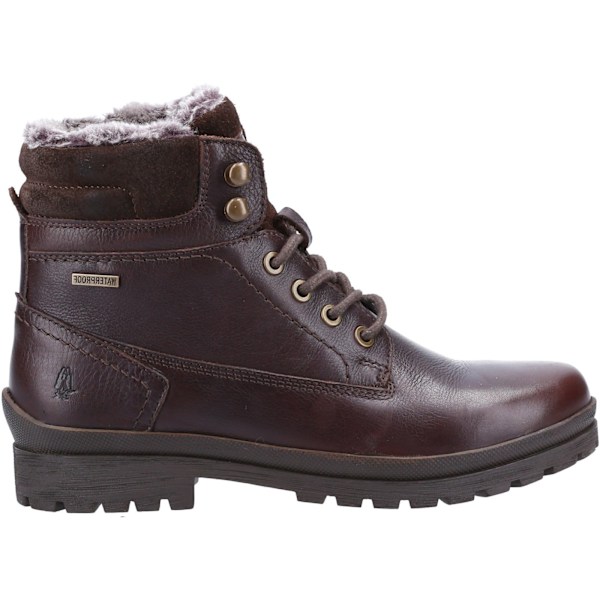 Hush Puppies Dam/Dam Annay Läder Combat Boots 5 UK Brun Brown 5 UK