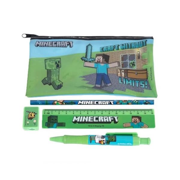 Minecraft A4 Bumper Stationery Set One Size Grön Green One Size