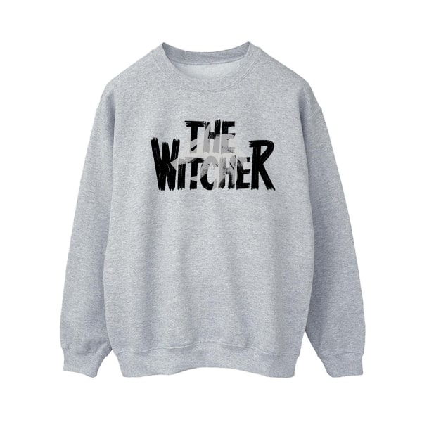 Netflix Dam/Damer The Witcher Wolfhead Witcher Sweatshirt M Sports Grey M