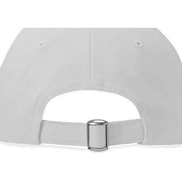 Beechfield Unisex Pro-Style Heavy Brushed Cotton Baseball Cap / White One Size