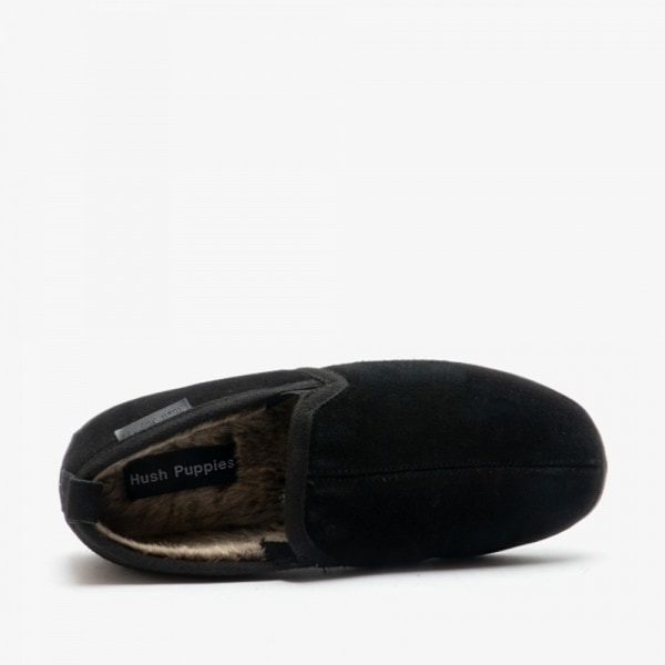 Hush Puppies herr Arnold Slip On lädersko 7 UK svart Black 7 UK