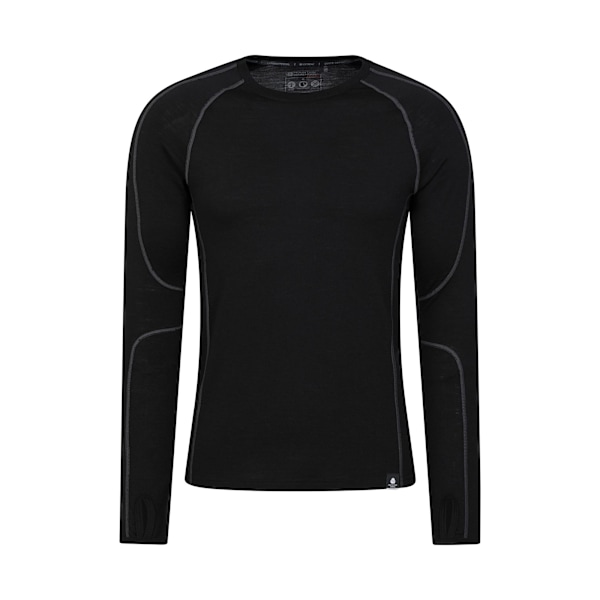 Mountain Warehouse Asgard Merino Ull Underställ Set för Herrar 3XL Svart Black 3XL