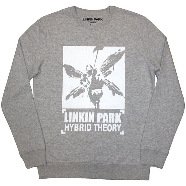 Linkin Park Unisex Vuxen Soldier Hybrid Theory Sweatshirt M Gre Grey M