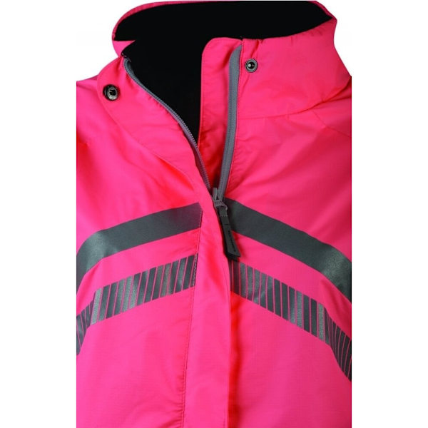 Weatherbeeta Unisex Vuxen Reflex Lättvikts Vattentät Jac Hi Vis Pink XS