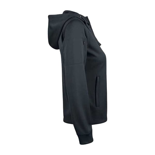 Clique Dam/Dam Basic Full Zip Hoodie S Svart Black S