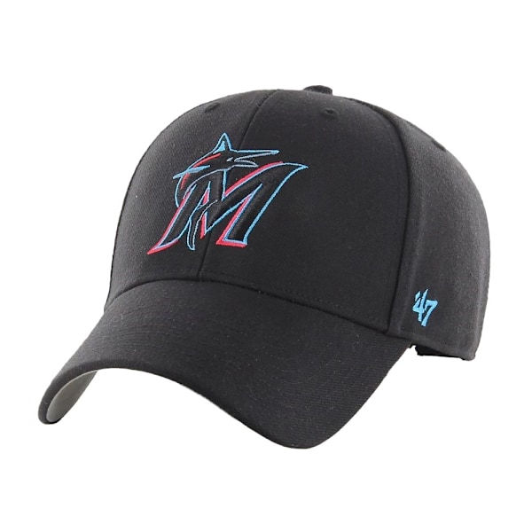 Miami Marlins MVP 47 Baseball Cap En Storlek Svart Black One Size