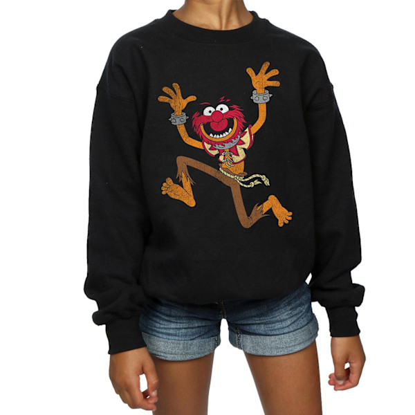 Disney Girls The Muppets Classic Animal Sweatshirt 9-11 år B Black 9-11 Years