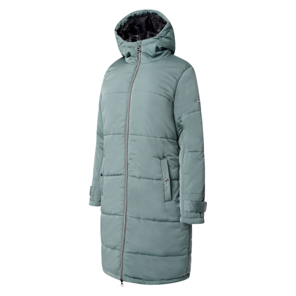 Dare 2B Dam/Kvinnor Reputable II Lång Längd Vadderad Jacka 8 Duck Green 8 UK