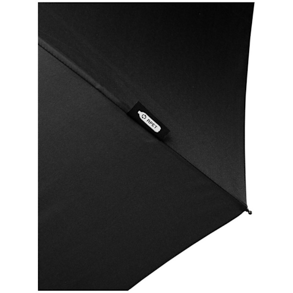 Avenue Birgit Återvunnet Fällbart Paraply En Storlek Solid Svart Solid Black One Size