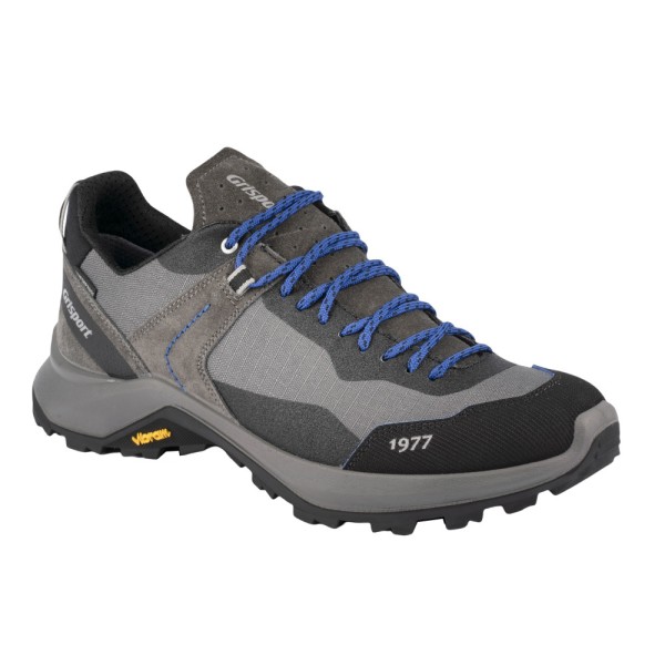 Grisport Mens Trident Suede Walking Shoes 7 UK Grey/Charcoal Grey/Charcoal 7 UK