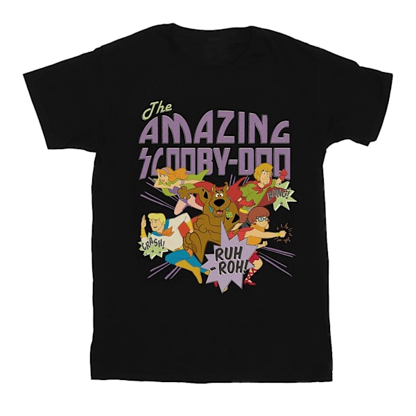 Scooby Doo Boys The Amazing Bomull T-shirt 9-11 År Svart Black 9-11 Years