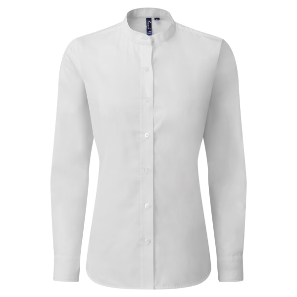 Premier Dam/Dam Farfar Krage Formell skjorta M Vit White M