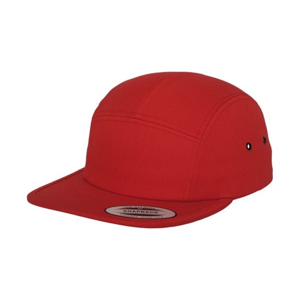 Yupoong Mens Classic 5 Panel Jockey Cap One Size Röd Red One Size