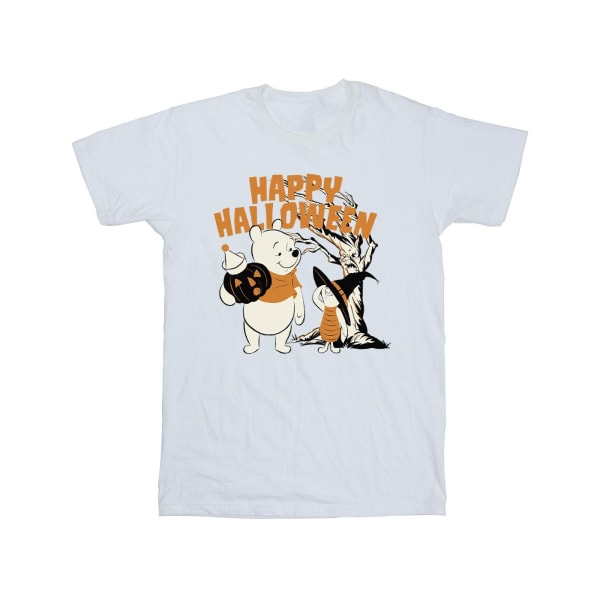 T-shirt för Disney Boys Nalle Puh och Nalle Happy Halloween White 12-13 Years