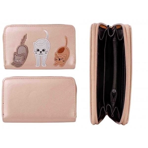 Forest Dam/Kvinna Katt Plånbok One Size Beige Beige One Size