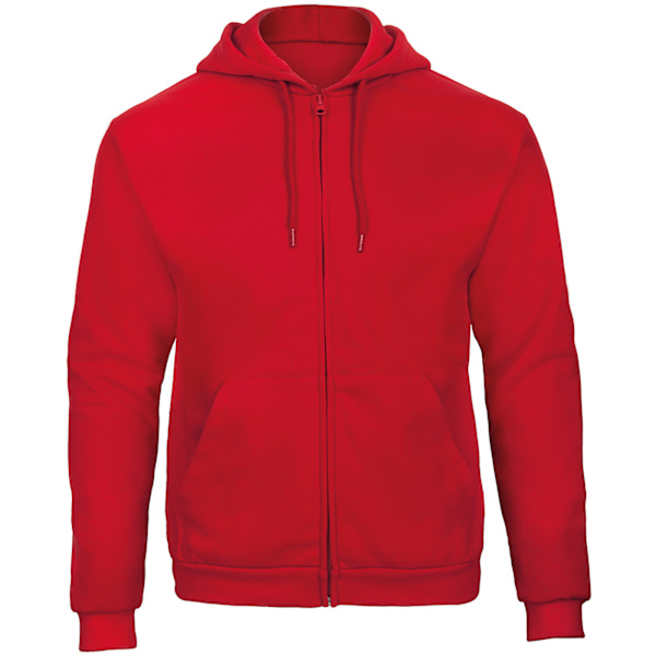 B&C Unisex Adult ID.205 50/50 Full Zip Hoodie XXL Röd Red XXL