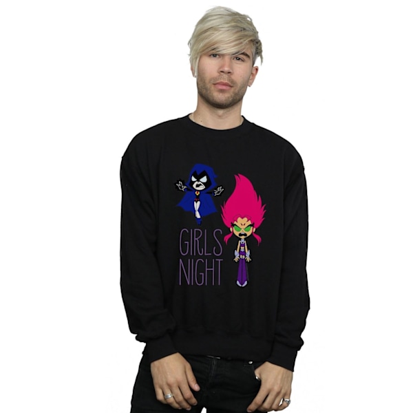 DC Comics Herr Teen Titans Go Girls Night Sweatshirt 4XL Svart Black 4XL