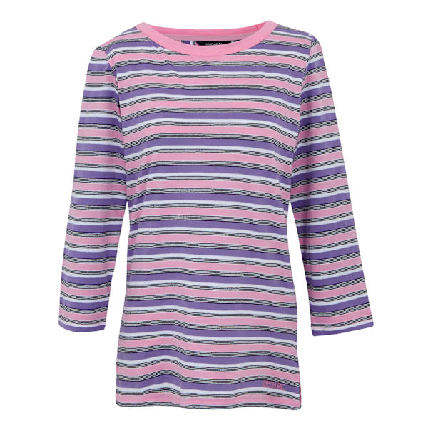Regatta Baylette II Randig T-shirt för Kvinnor/Dam Storlek 20 UK Mjuk Rosa Soft Pink 20 UK