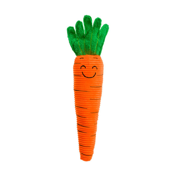 House Of Paws Carrot Christmas Dog Squeak Toy One Size Orange/G Orange/Green One Size