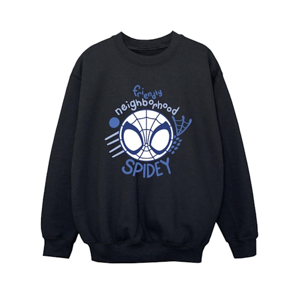 Marvel Boys Spidey And His Amazing Friends Neighbourhood Sweatshirt Black 7-8 Years