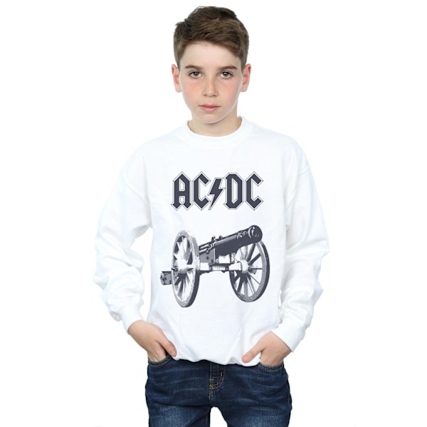 AC/DC Boys For Those About To Rock Sweatshirt 3-4 år Vit White 3-4 Years