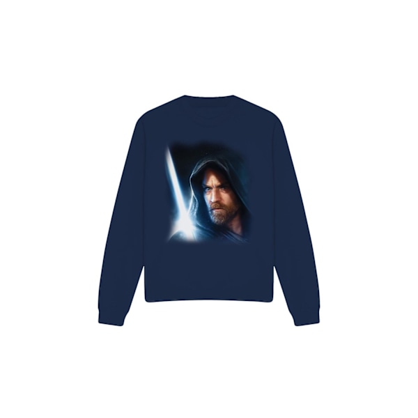 Star Wars Unisex Vuxen Obi Wan Kenobi Poster Sweatshirt XXL Marinblå Navy XXL