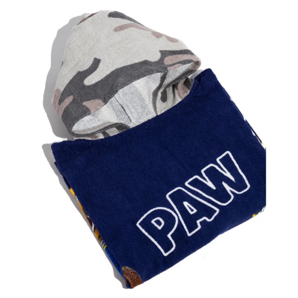 Paw Patrol Barn/Barn Camo Hooded Handduk One Size Marinblå/Grå Navy/Grey One Size