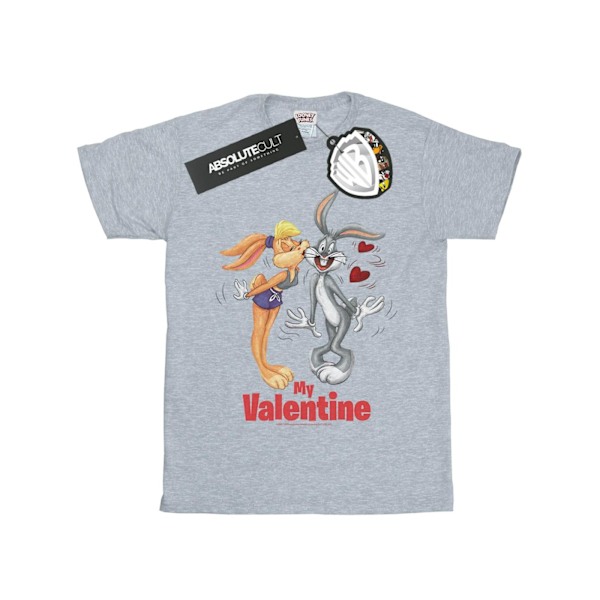 Looney Tunes Herr Bugs Bunny Och Lola Alla Hjärtans Dag T-Shirt 5 Sports Grey 5XL